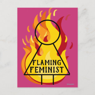 Postal Símbolo femenino de floración Ginsburg 9