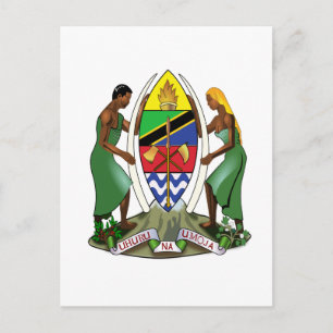 Postal Símbolo "Heraldry" Oficial De Escudo De Armas De T