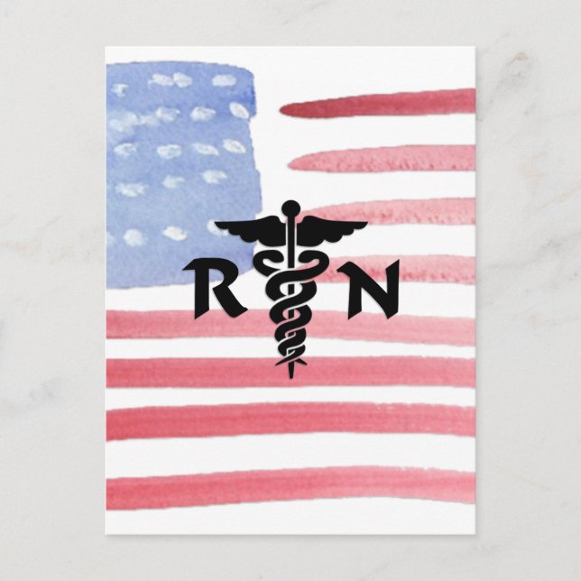 Postal Símbolo médico RN (Anverso)
