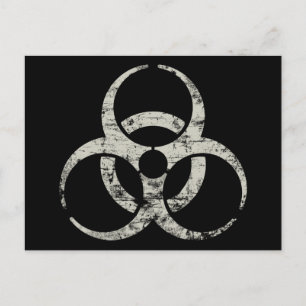Postal Símbolo nuclear vintage