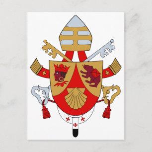 Postal Símbolo oficial de la Heraldry del Escudo de Abrig