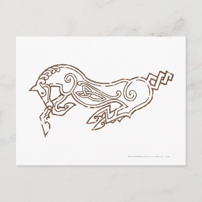 Postal Símbolo Rohan (Anverso)