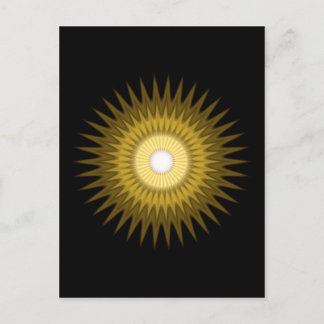 Postal símbolo soleado