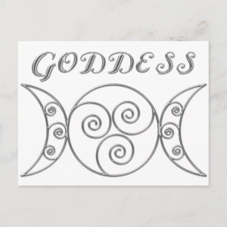 Postal Símbolo Swirl Triple Goddess