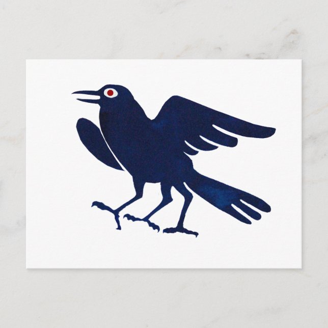 Postal Símbolo yatagarasu de Japón (Anverso)