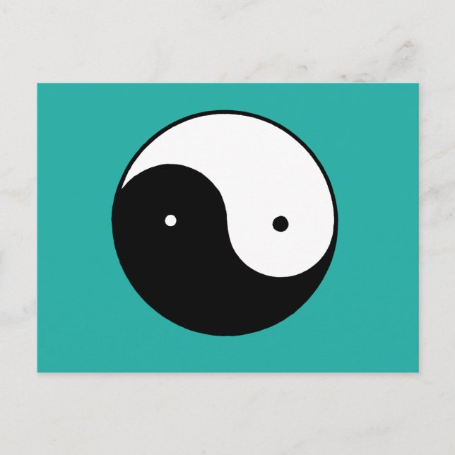 Postal Símbolo Yin Yang (Anverso)