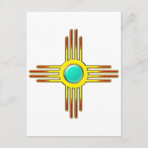 Postal Símbolo Zia Sonne - Zia Pueblo - Kraft