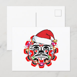 Postal Símbolos de Haida Haida Nativo Canadiense American