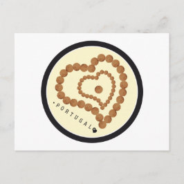 Postal Símbolos de Portugal - Corcho