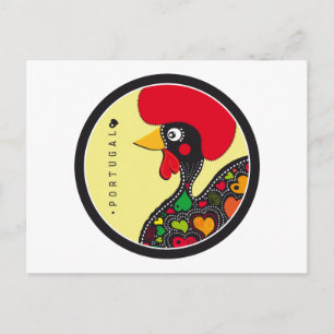 Postal Símbolos de Portugal - Rooster