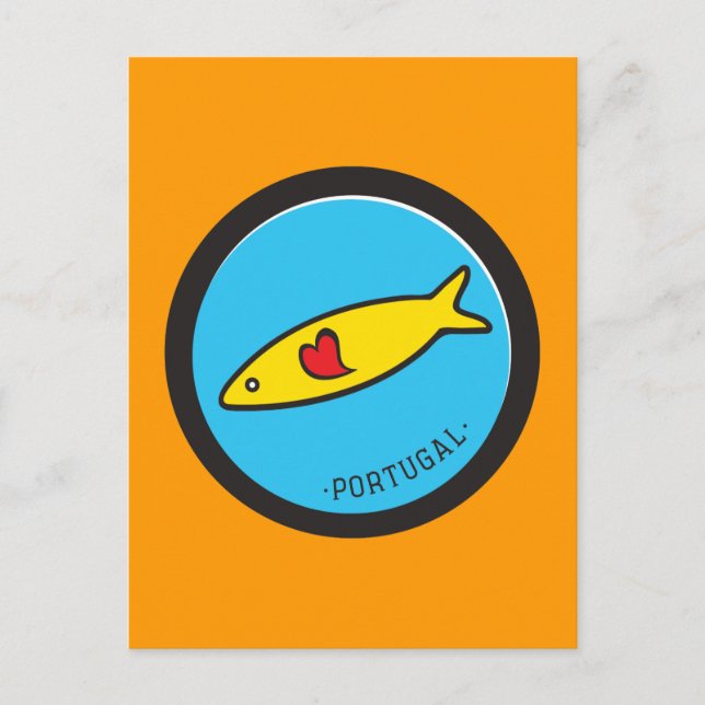 Postal Símbolos de Portugal - Sardine Nr. 02 (Anverso)
