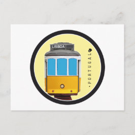 Postal Símbolos de Portugal - Tranvía de Lisboa