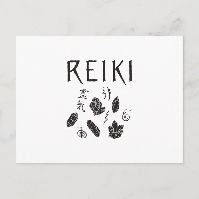 Postal Símbolos de Reiki | Ideas de regalo para la sensib (Anverso)