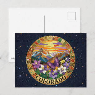 Postal Símbolos del estado de Colorado EE. UU.