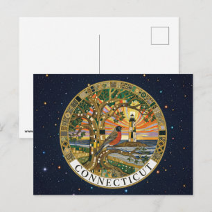 Postal Símbolos del estado de Connecticut, EE. UU.
