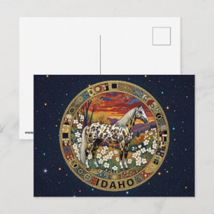Postal Símbolos del estado de Idaho, EE. UU.