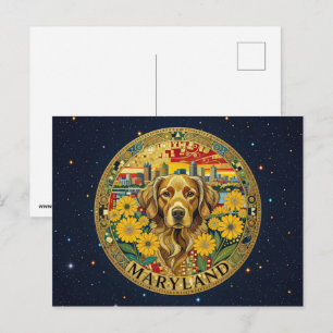 Postal Símbolos del estado de Maryland EE. UU.
