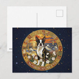 Postal Símbolos del estado de Massachusetts en EE. UU.