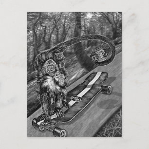 Postal Simeon Skateboard Selfie