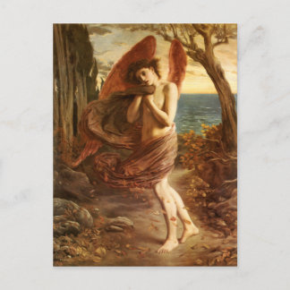 Postal Simeon Solomon: El amor en otoño