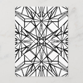 Postal simetría geométrica