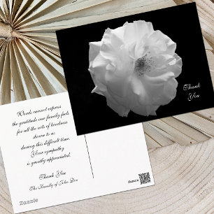 Postal Simpatía Rosa Gracias Postcard