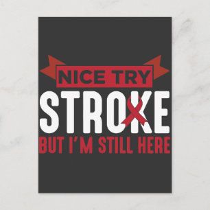 Postal Simpatizante de sobreviviente de Stroke