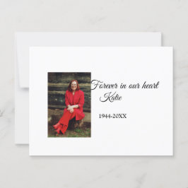 Postal simple Agrega texto de tu foto recuerdo conmemorat