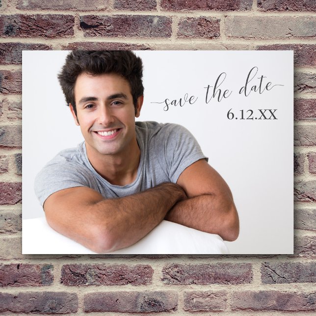 Postal Simple Ahorro de Texto Fecha de Graduación (Subido por el creador)