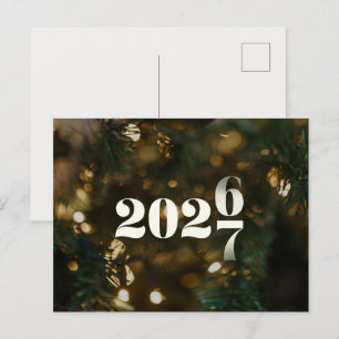 Postal Simple Año Nuevo 2027