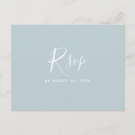 Postal Simple boda Minimalista moderna RSVP
