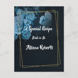 Postal Simple Chic Gold Geometric Marco Ducha de Novia