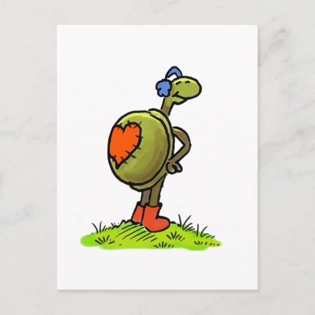 postal simple de turtelove (Anverso)