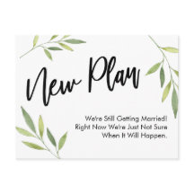 Simple Greenery Nuevo plan Actualización Boda posp