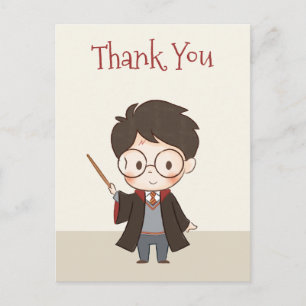 Postal Simple Harry Potter Gracias