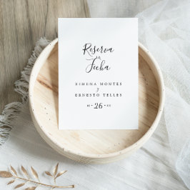 Postal Simple Reserva la fecha