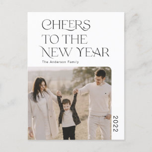 Postal Simple Salud a la foto de la familia del año 2022
