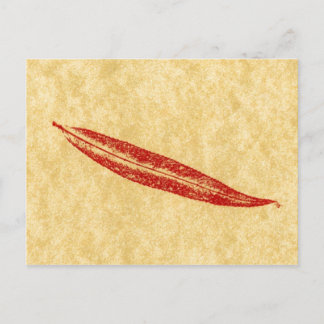 Postal "Simple Willow" Country Roads