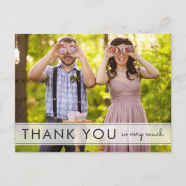 Postal Simplemente Boda Divertido Gracias Postcard
