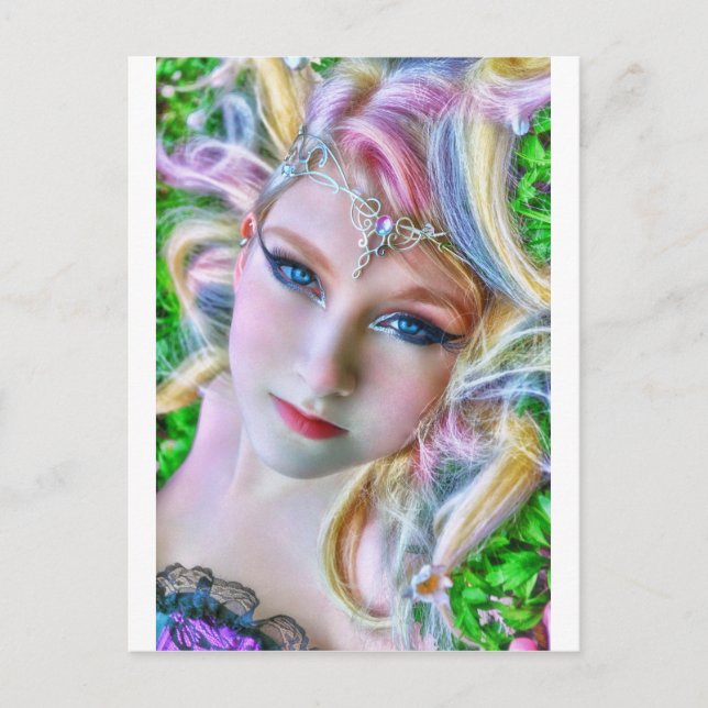 Postal Simplemente cayendo (Anverso)