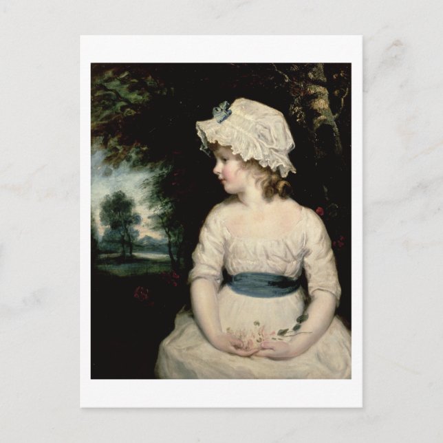 Postal Simplicidad - Retrato de Miss Theophilia Ghatkin (Anverso)