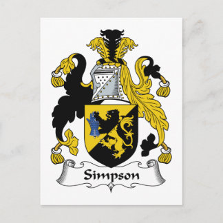 Postal Simpson Family Crest