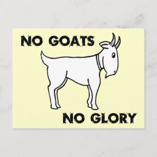 Postal Sin cabras sin gloria