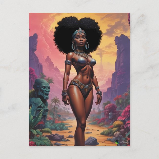 Postal Sin Carga Por Lo Que Ha Sido - Ken Gage Art (Anverso)