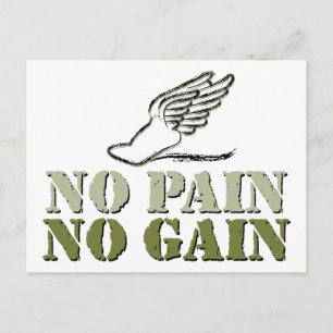 Postal Sin dolor sin ganancia - En ejecución