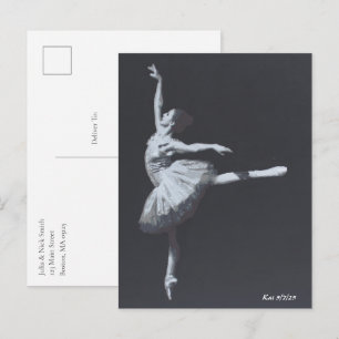 Postal Sin Drama, Solo Libertad, Bailarina en Blanco y Ne