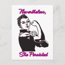 Postal Sin Embargo, Persistió A La Postcarta De Rosie Riv