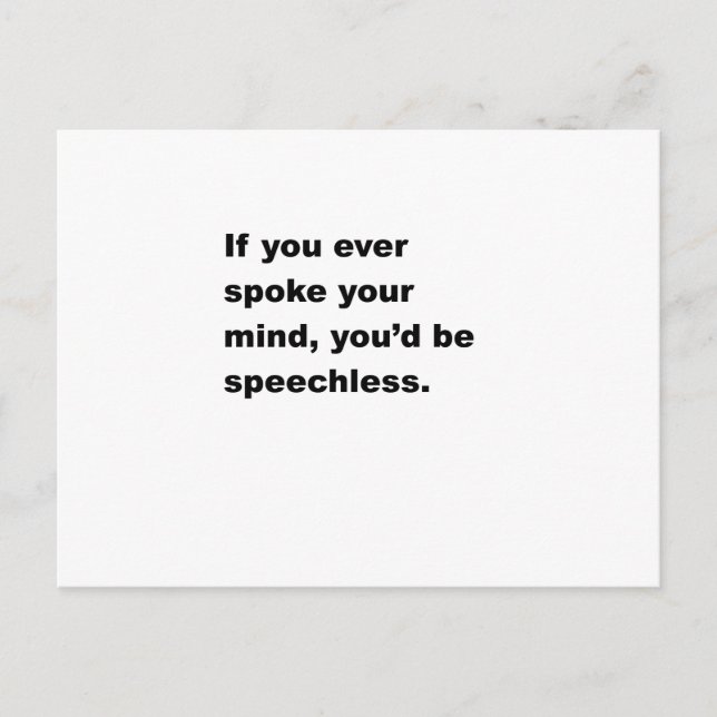 Postal Sin habla (Anverso)