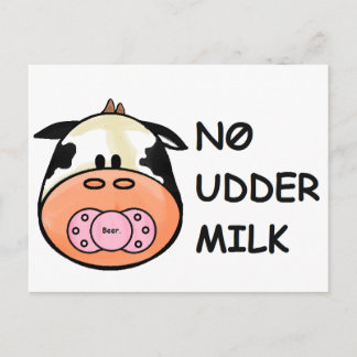 Postal Sin Leche De Udder