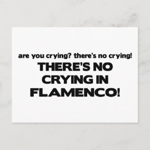 Postal Sin llanto - Flamenco